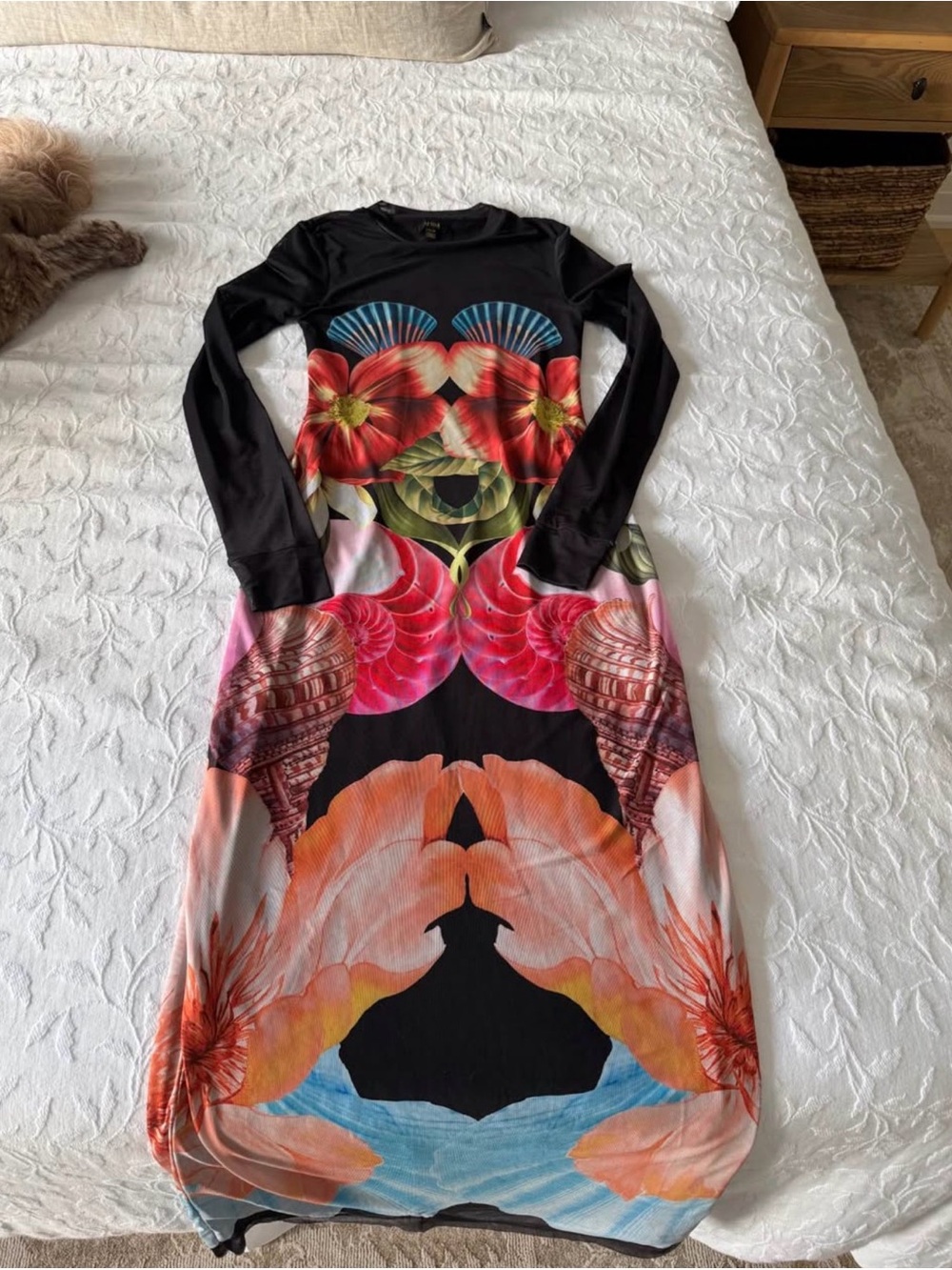 AFRM REVOLVE Long Sleeve Floral Print Maxi Dress